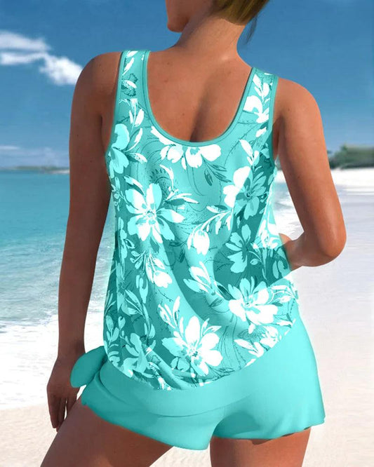 Set Costume Tankini Due Pezzi da Donna