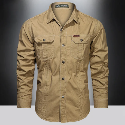 Camicia outdoor a maniche lunghe da uomo