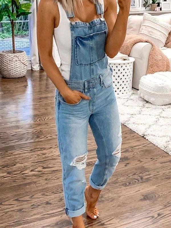 UrbanChic – tuta intera in denim da donna