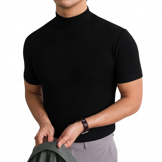 Maglia a collo alto traspirante da uomo