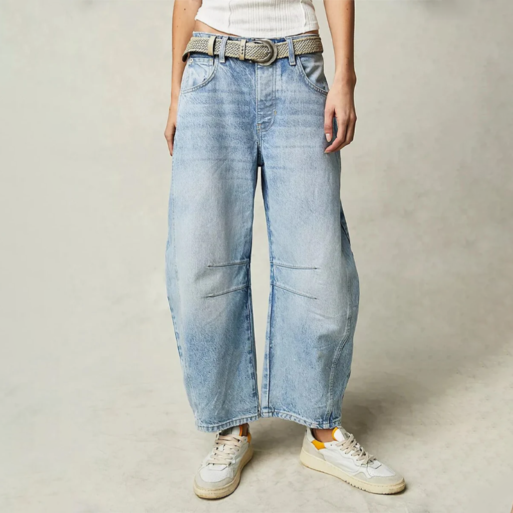 Pantaloni Ampi con Vestibilità Rilassata