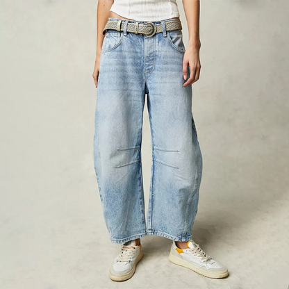 Pantaloni Ampi con Vestibilità Rilassata