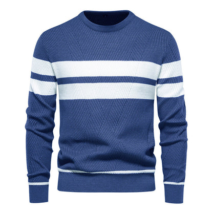 Maglione a Righe Regular Fit
