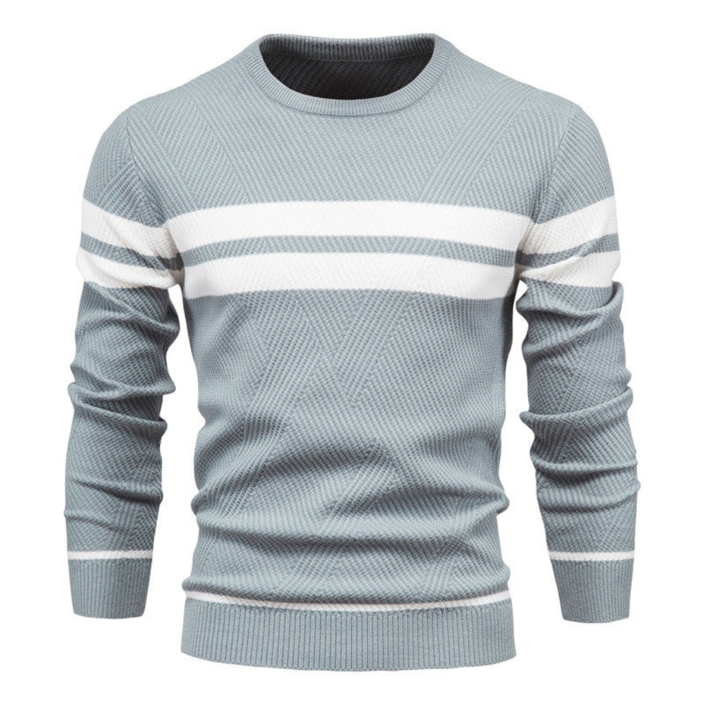 Maglione a Righe Regular Fit