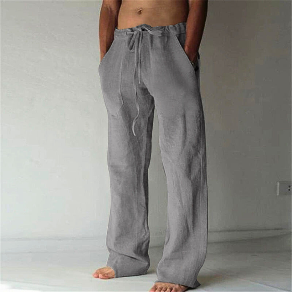 Pantalone Lounge a Vita Alta con Coulisse per Uomo
