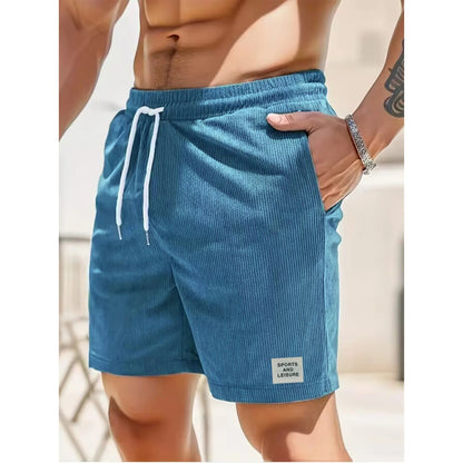 Lioren – Bermuda in Velluto a Coste da Uomo