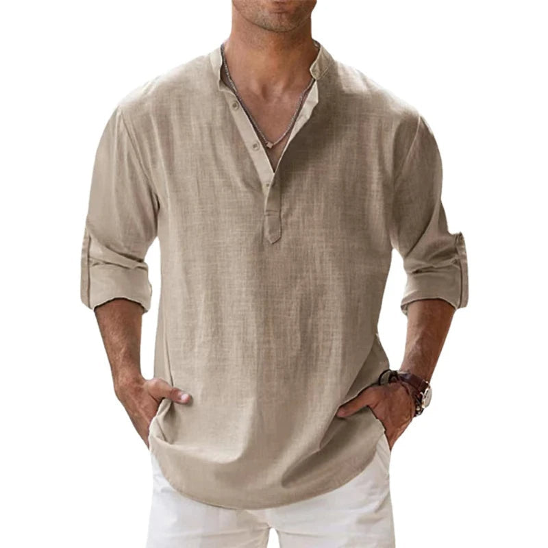 Camicia Leggera da Uomo per Primavera & Estate