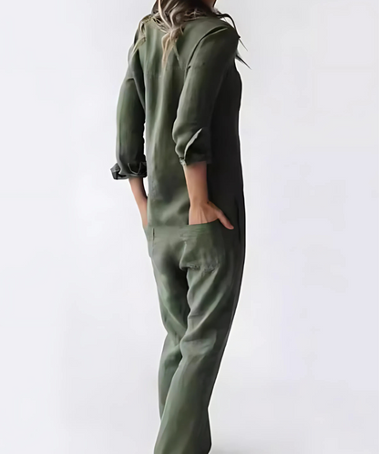 Khloe – tuta intera in lino da donna