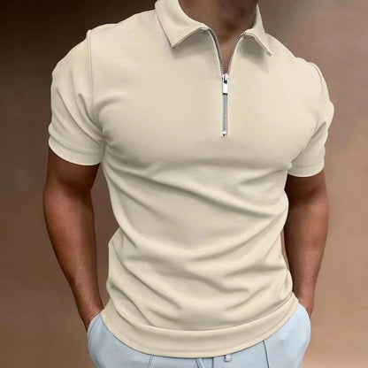 Leonardo – polo di stile con collo a zip