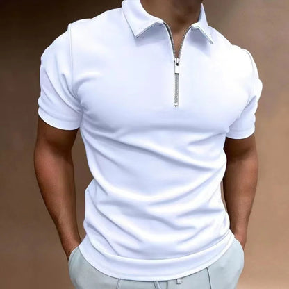 Leonardo – polo di stile con collo a zip