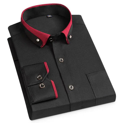 Camicia da Lavoro No-Stiro con Elastan