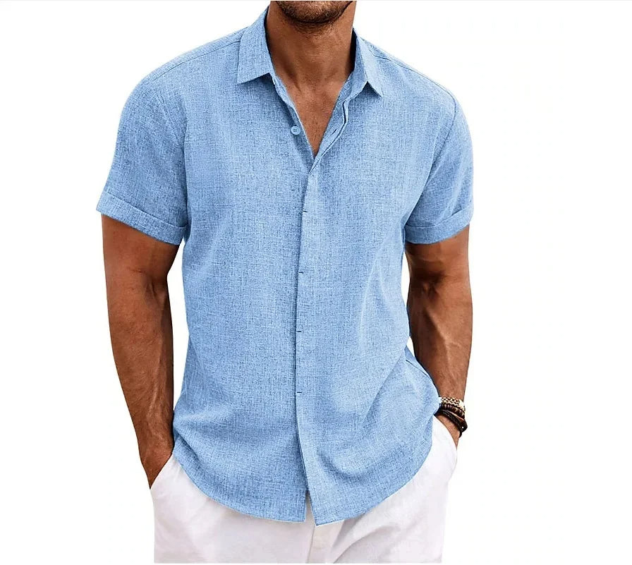 Elian – Camicia in Lino da Uomo