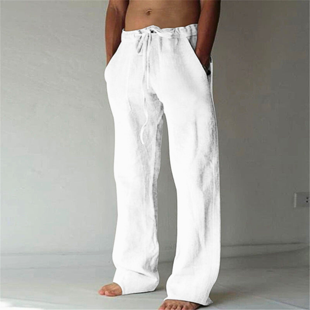 Pantalone Lounge a Vita Alta con Coulisse per Uomo