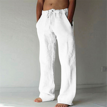 Pantalone Lounge a Vita Alta con Coulisse per Uomo