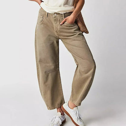 Pantaloni Ampi con Vestibilità Rilassata
