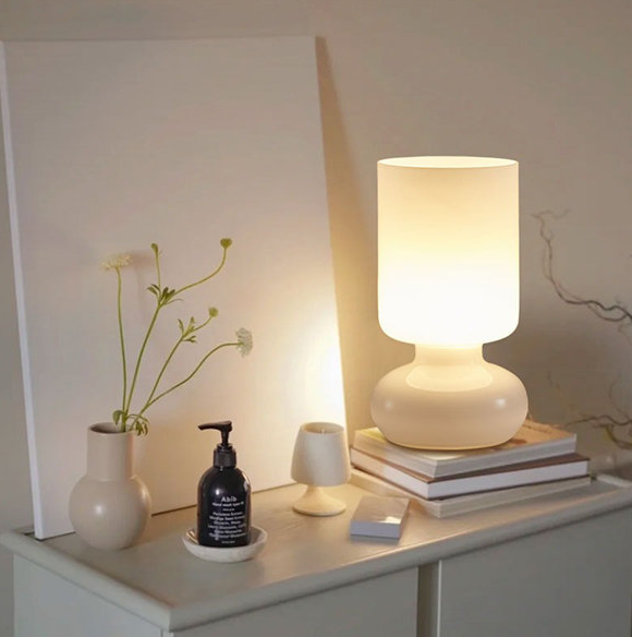 Lampada da Comodino in Ceramica con Dimmer