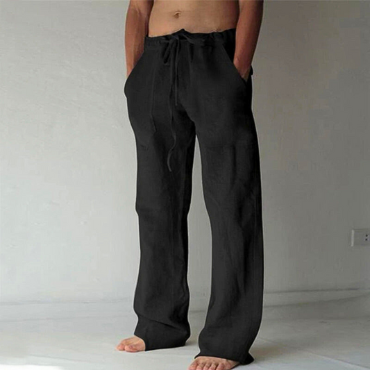 Pantalone Lounge a Vita Alta con Coulisse per Uomo