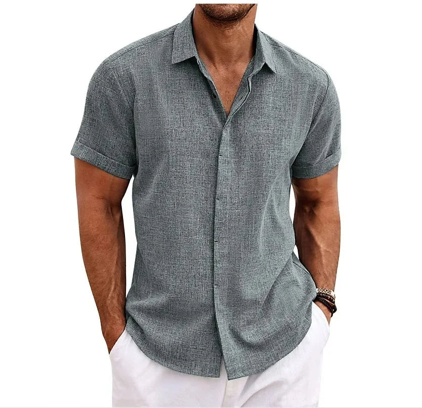Elian – Camicia in Lino da Uomo