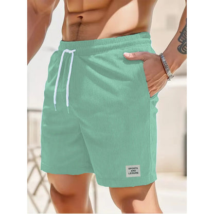 Lioren – Bermuda in Velluto a Coste da Uomo