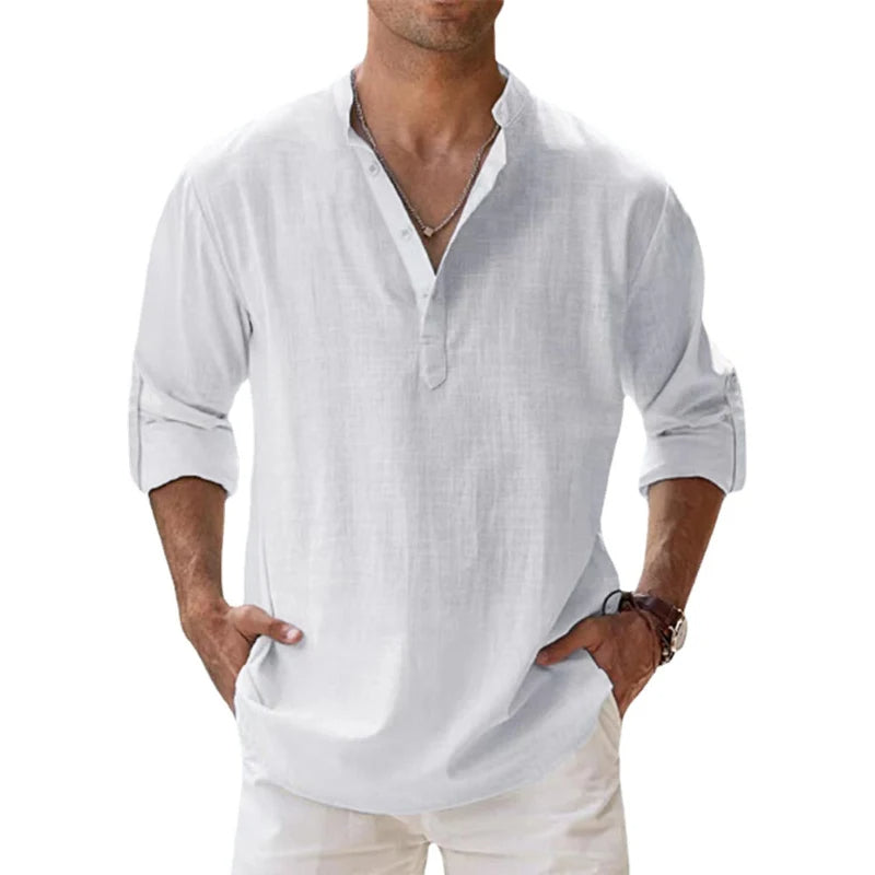 Camicia Leggera da Uomo per Primavera & Estate