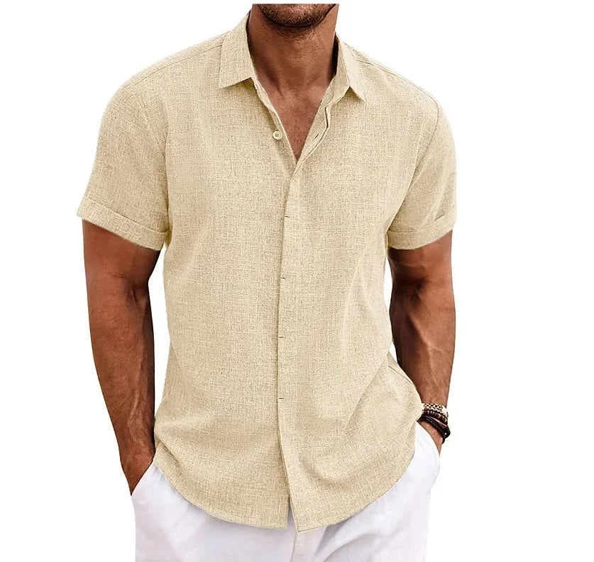 Elian – Camicia in Lino da Uomo