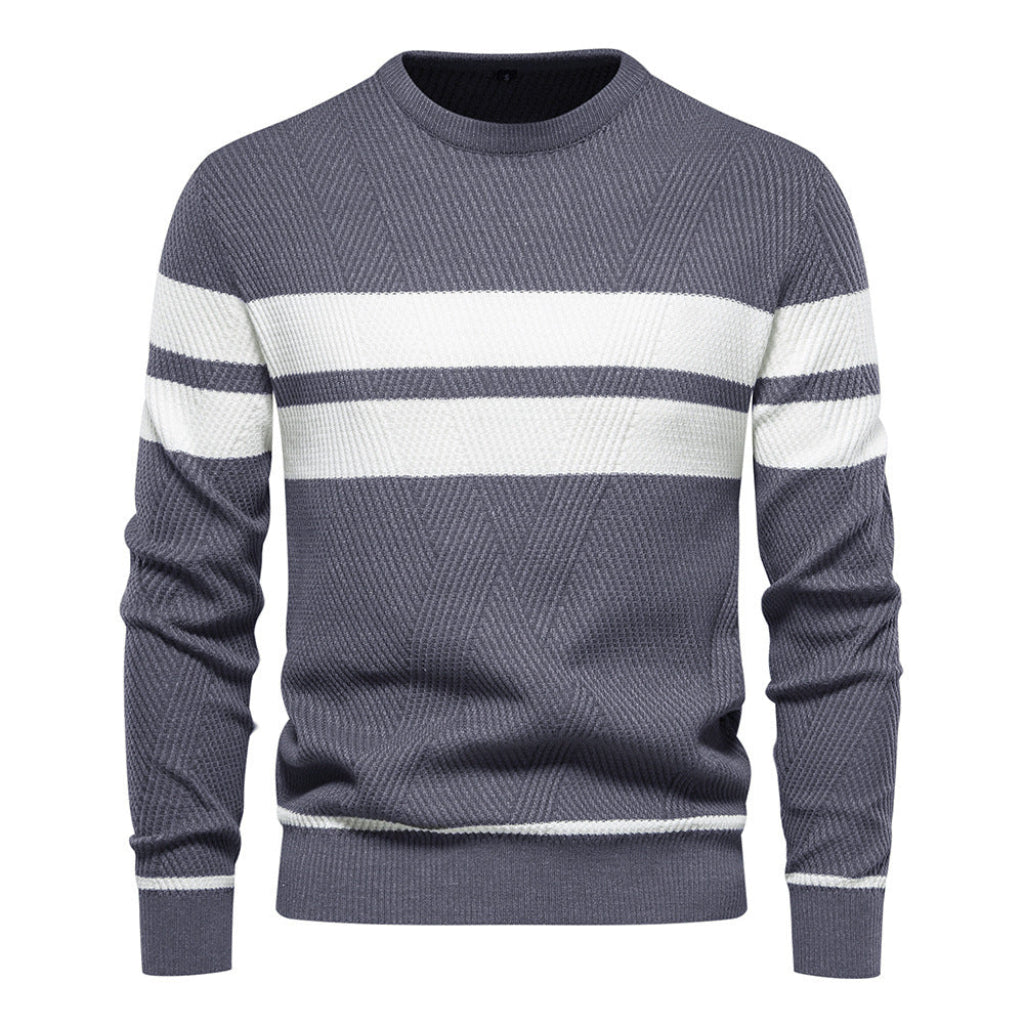 Maglione a Righe Regular Fit