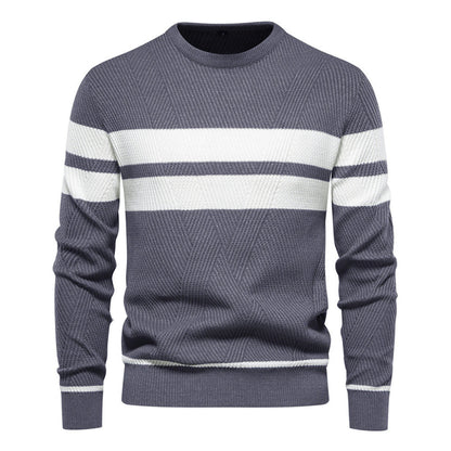Maglione a Righe Regular Fit