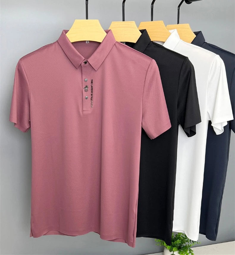 Polo di Lusso in Ice Silk per Uomo