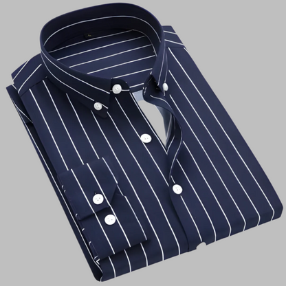 Camicia in cotone Oxford a quadri da uomo
