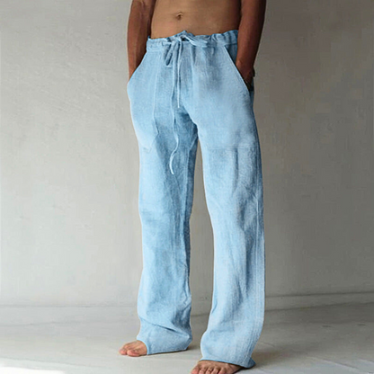 Pantalone Lounge a Vita Alta con Coulisse per Uomo