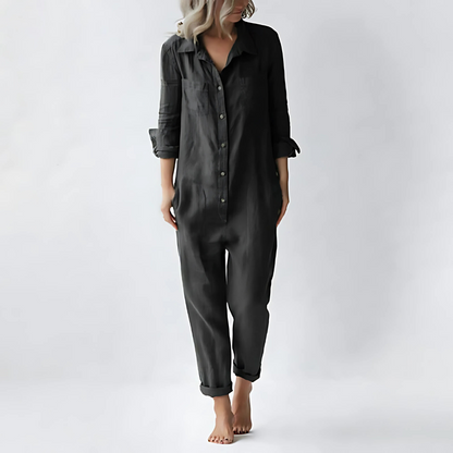 Khloe – tuta intera in lino da donna