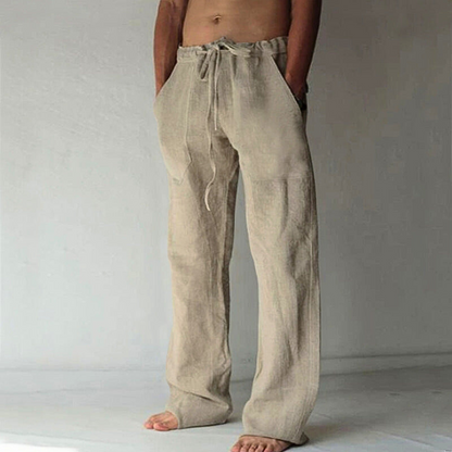 Pantalone Lounge a Vita Alta con Coulisse per Uomo