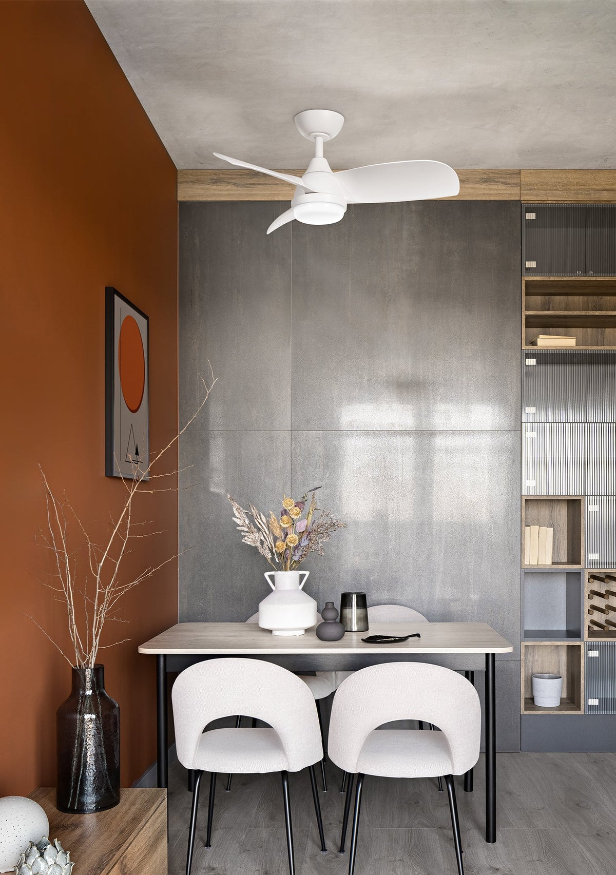 Knot Ventis - Ventilatore da Soffitto con Luce Integrata