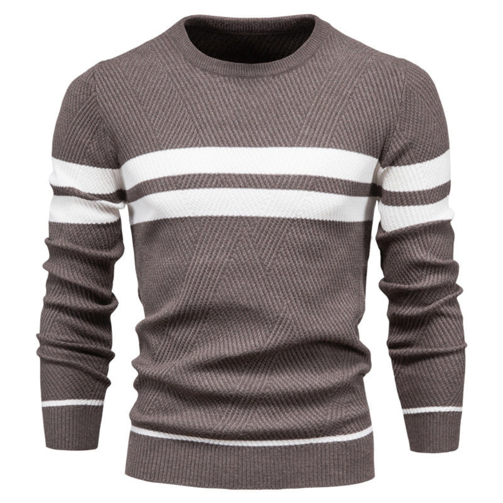 Maglione a Righe Regular Fit
