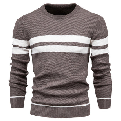 Maglione a Righe Regular Fit