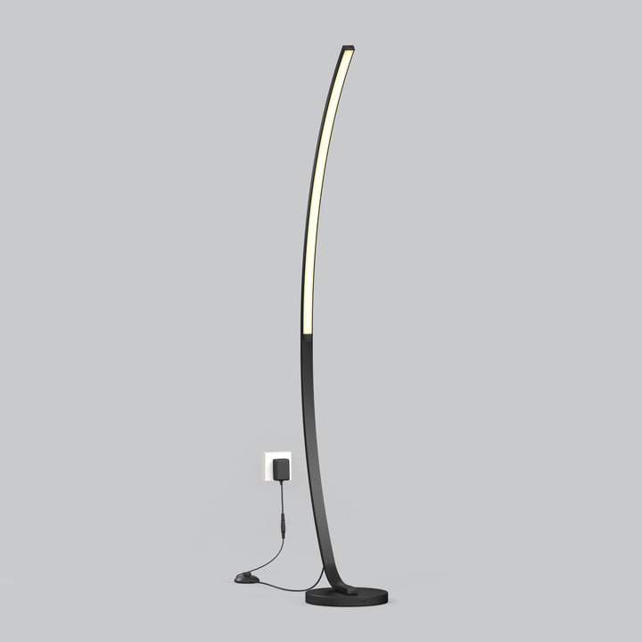 Lampada da Terra ad Arco con Base in Marmo