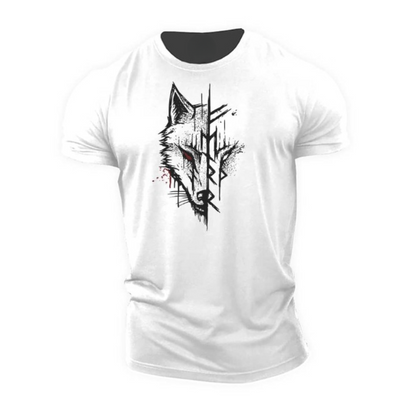 T-shirt a maniche corte in cotone da uomo