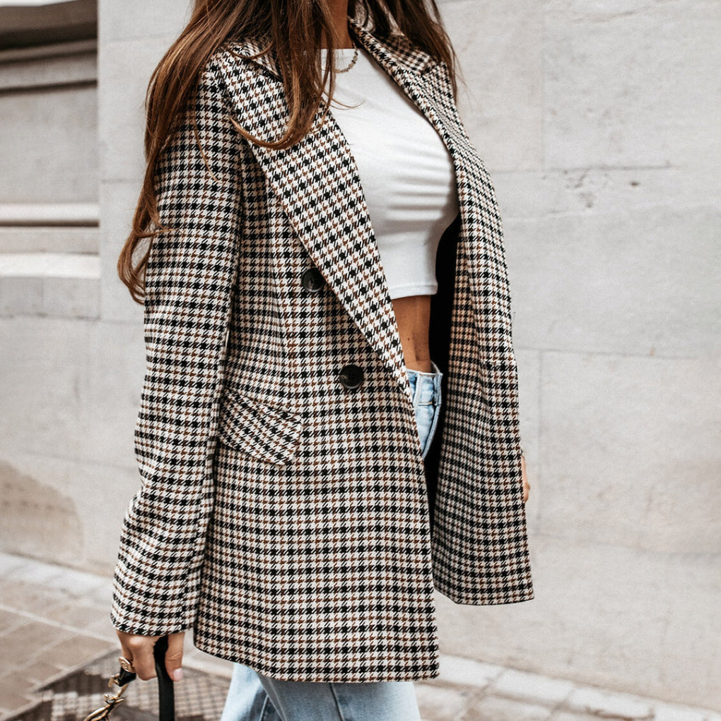 Blazer Sagomato con Doppia Bottonatura