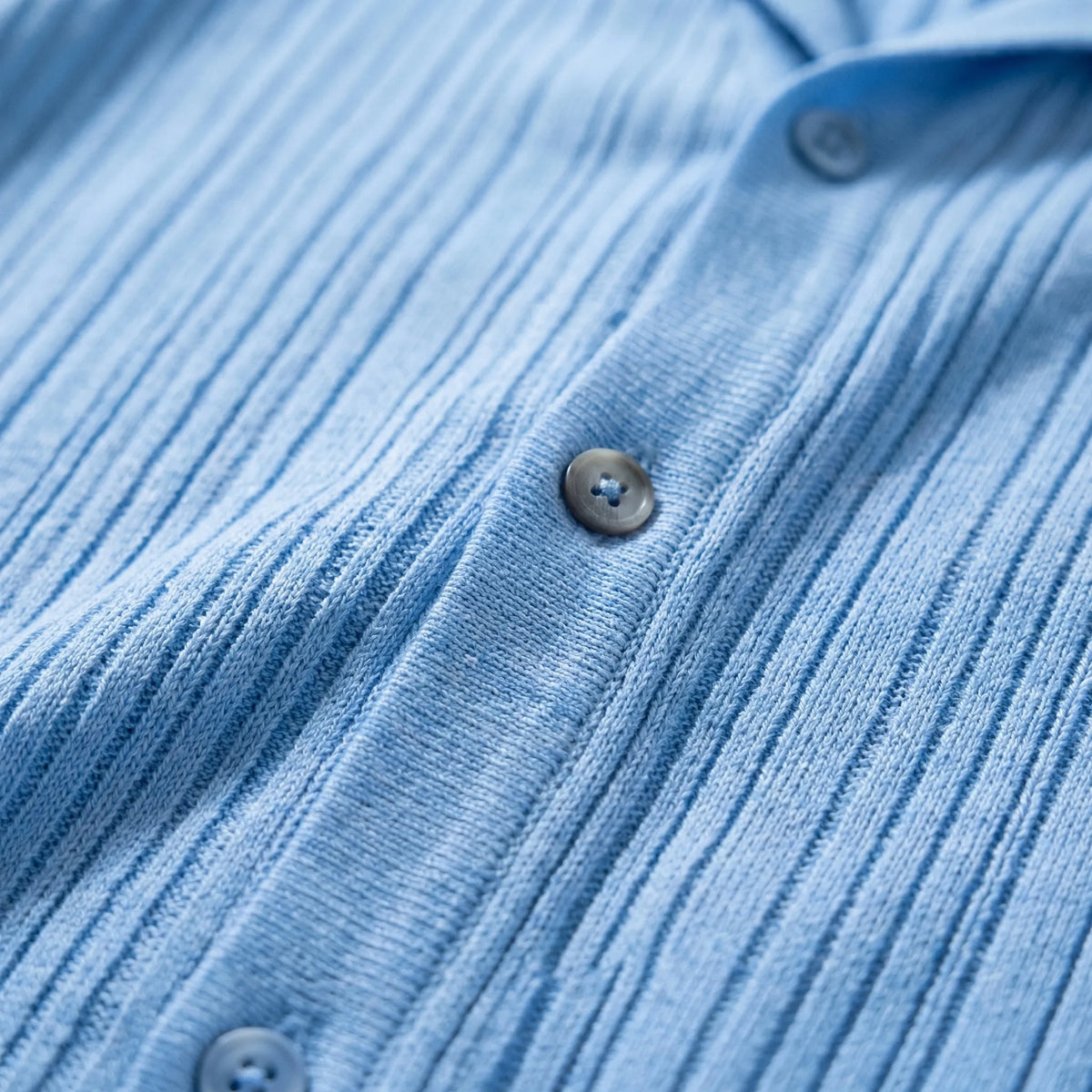 Brixon Camicia Casual all'Uncinetto a Maniche Corte