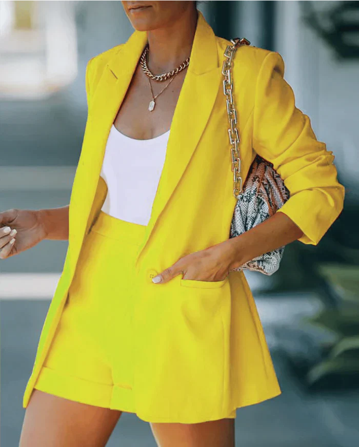 Stella Set Blazer & Shorts da Donna