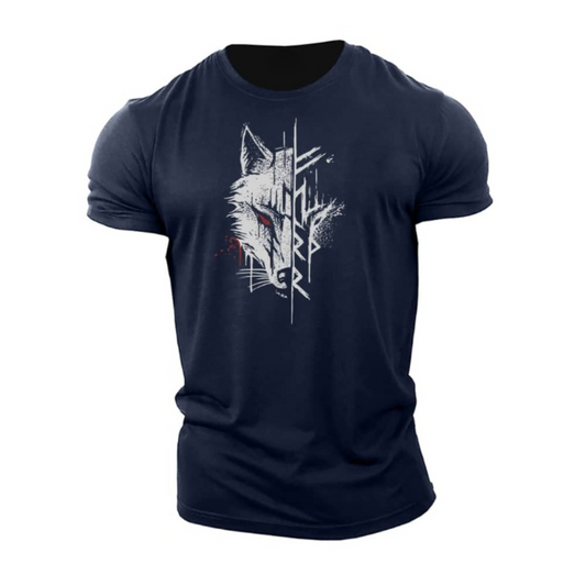 T-shirt a maniche corte in cotone da uomo