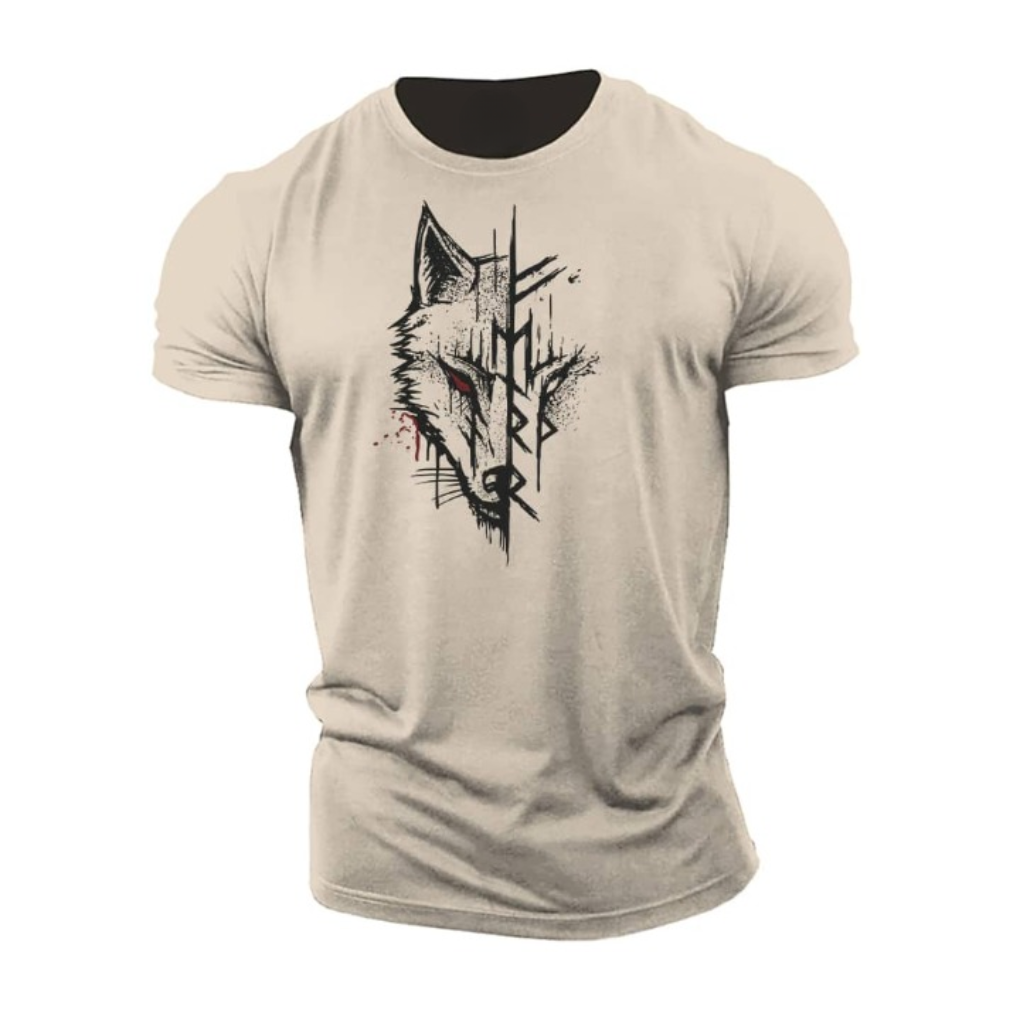 T-shirt a maniche corte in cotone da uomo