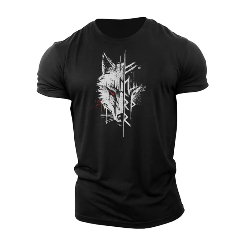 T-shirt a maniche corte in cotone da uomo