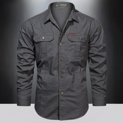 Camicia outdoor a maniche lunghe da uomo