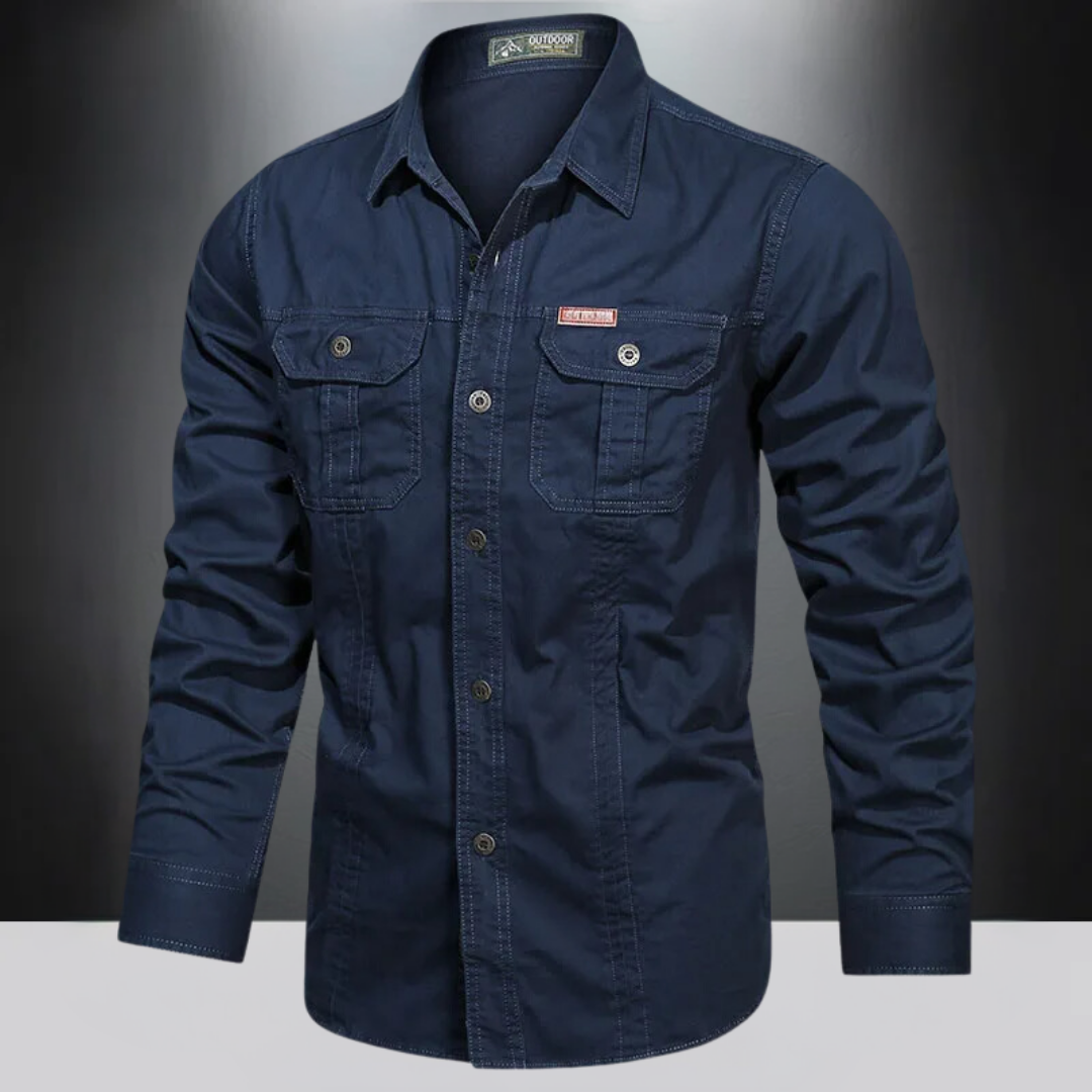Camicia outdoor a maniche lunghe da uomo
