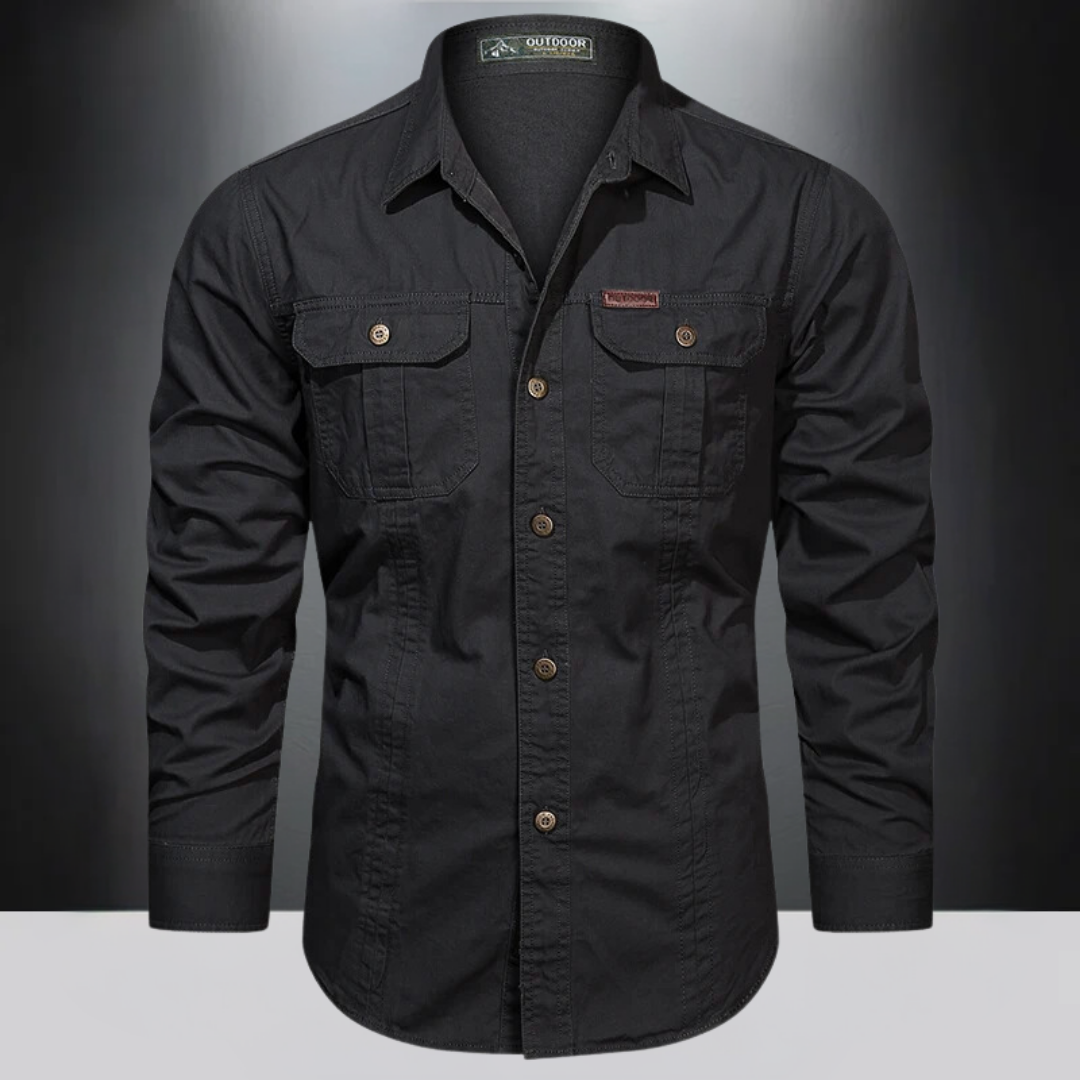 Camicia outdoor a maniche lunghe da uomo