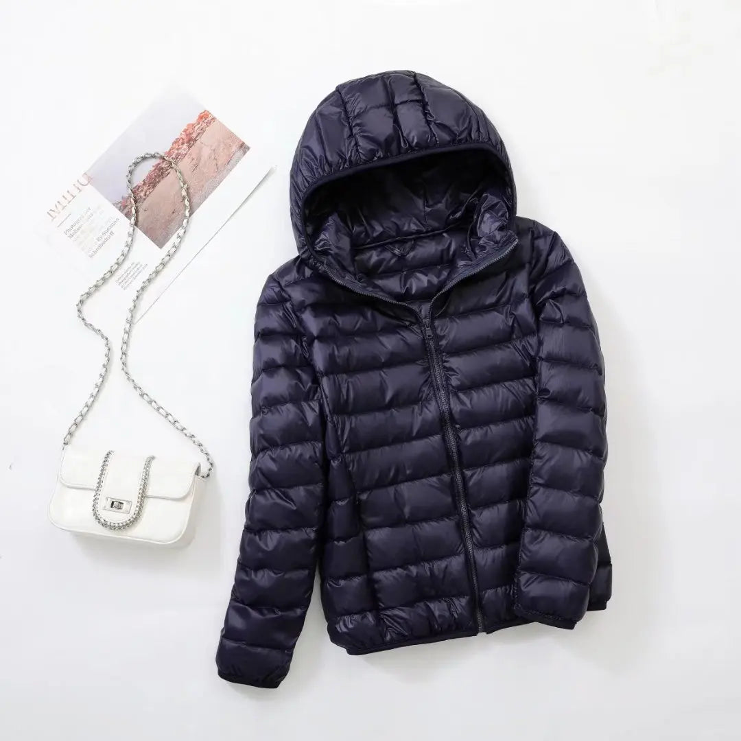 Piumino con Cappuccio da Donna