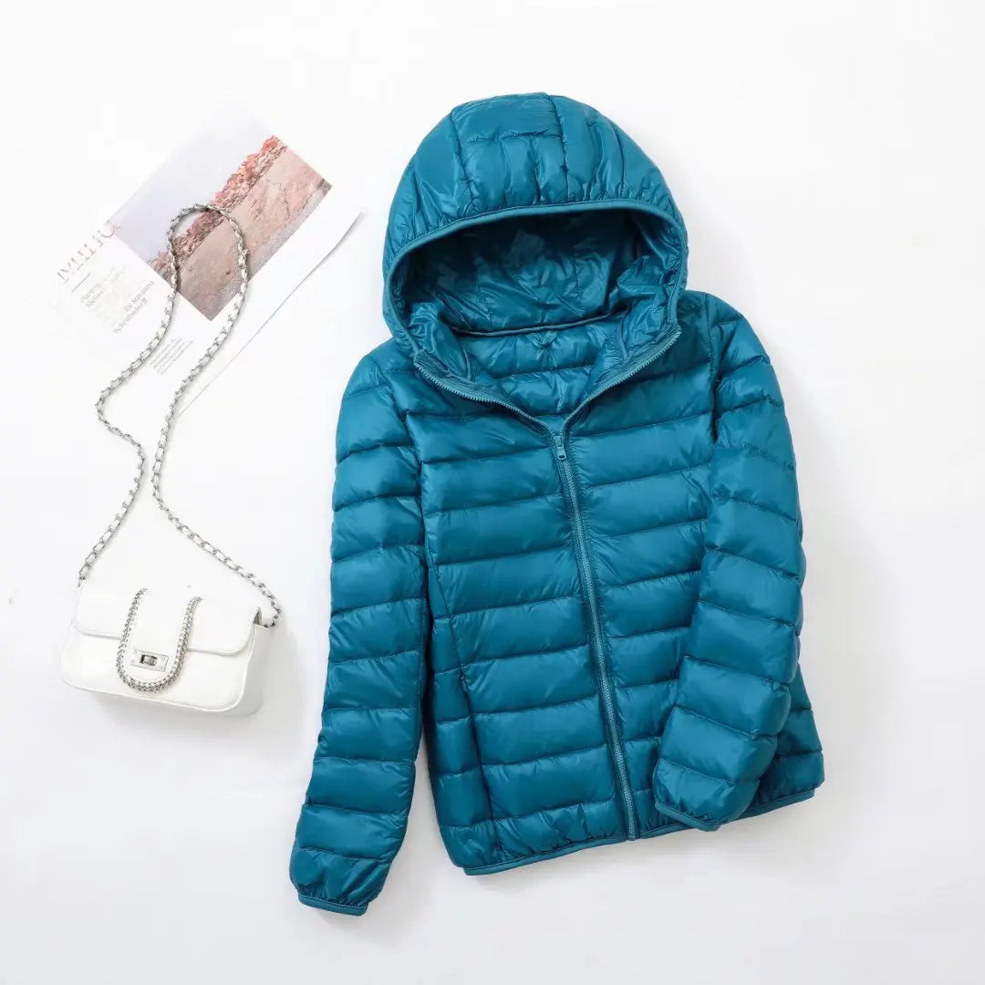 Piumino con Cappuccio da Donna