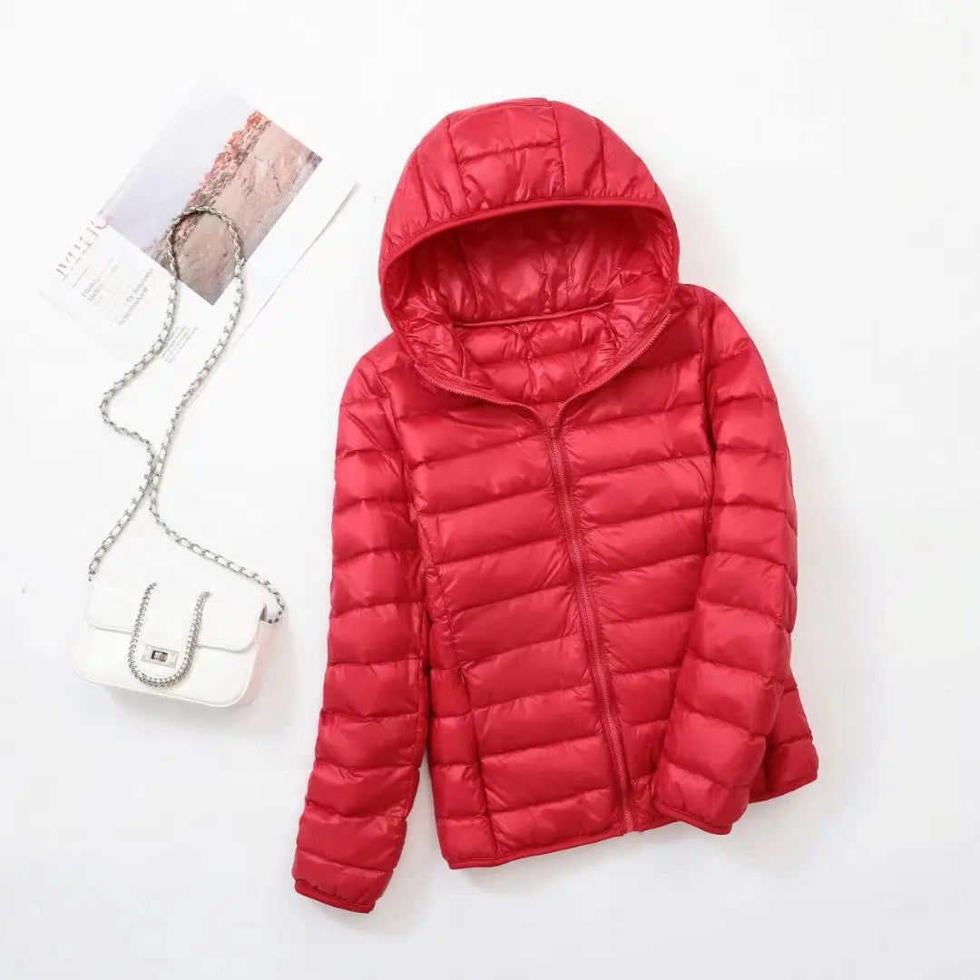 Piumino con Cappuccio da Donna
