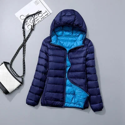 Piumino con Cappuccio da Donna